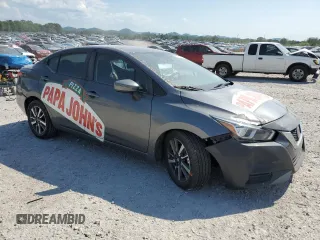 2021 Nissan Versa SV with VIN 3N1CN8EV3ML826239, listed as a Copart auction lot 55220725 with 89,019 mi miles and Salvage Title. Bid and sale history available at DreamBid. Image 4.