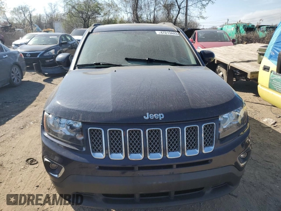2016 Jeep Compass High Altitude Edition with VIN 1C4NJDEB2GD730001, listed as a Copart auction lot 47213443 with 108,977 mi miles. Bid and sale history available at carsss.com. Image 5.