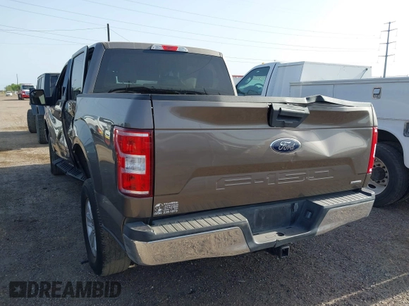 2020 Ford F-150 XL with VIN 1FTEW1CP2LFB20385, listed as a IAAI auction lot 41861840 with 145,510 mi miles. Bid and sale history available at carsss.com. Image 3.