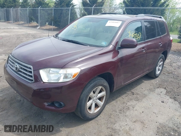 2008 Toyota Highlander z VIN JTEES41A982097287, wystawiony jako IAAI lot #42104807 z przebiegiem 173 319 mil mil oraz . Historia ofert i sprzedaży dostępna na DreamBid. Obrazek 2.