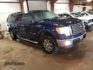 2011 Ford F-150 XLT with VIN 1FTFW1ET1BKD66476, listed as a Copart auction lot 59746615 with 157,642 mi miles and Clean title. Bid and sale history available at DreamBid. Image 4.