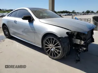 2022 Mercedes-Benz E 450 with VIN W1K1J5JB7NF186032, listed as a Copart auction lot 81662754 with 45,706 mi miles and Salvage title. Bid and sale history available at DreamBid. Image 4.