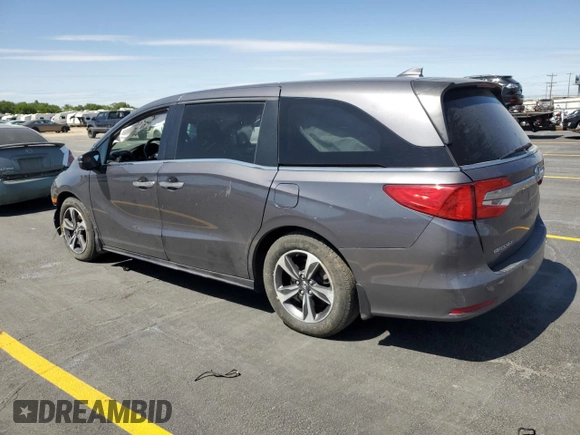 2020 Honda Odyssey Touring with VIN 5FNRL6H84LB032418, listed as a Copart auction lot 59118565 with Not provided miles and Salvage title. Bid and sale history available at DreamBid. Image 2.