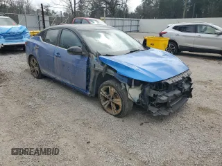 2022 Nissan Sentra SR with VIN 3N1AB8DV0NY207992, listed as a Copart auction lot 46617435 with 49,780 mi miles and Salvage Title. Bid and sale history available at carsss.com. Image 4.