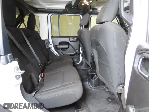 2022 Jeep Wrangler Unlimited Willys Sport with VIN 1C4HJXDN3NW263019, listed as a Copart auction lot 41880705 with 16,231 mi miles and Salvage Title. Bid and sale history available at DreamBid. Image 6.