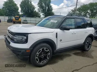 2024 Ford Bronco Sport Outer Banks with VIN 3FMCR9C67RRF59979, listed as a Copart auction lot 61440025 with 3,224 mi miles and Salvage title. Bid and sale history available at DreamBid. Image 14.
