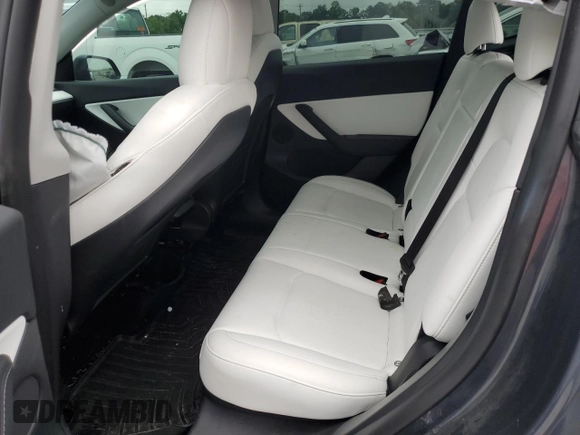 2022 Tesla Model Y Performance with VIN 7SAYGDEF7NF507184, listed as a Copart auction lot 58329875 with 98,320 mi miles and Salvage title. Bid and sale history available at DreamBid. Image 10.