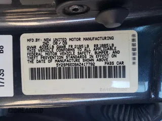 2010 Pontiac Vibe w/1SB with VIN 5Y2SP6E09AZ417792, listed as a Copart auction lot 81509244 with 144,735 mi miles and Salvage Title. Bid and sale history available at carsss.com. Image 15.