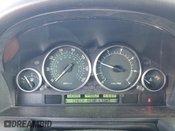 2003 Land Rover Range Rover HSE with VIN SALME11463A122542, listed as a Copart auction lot 63874755 with 143,498 mi miles and Salvage title. Bid and sale history available at DreamBid. Image 9.