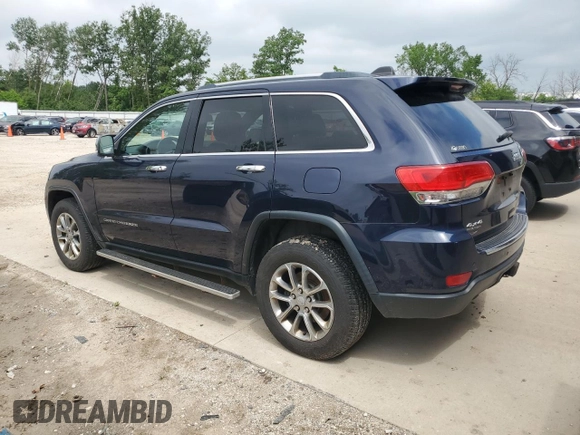2014 Jeep Grand Cherokee Limited with VIN 1C4RJFBG5EC206003, listed as a Copart auction lot 64054335 with 179,202 mi miles and Clean title. Bid and sale history available at DreamBid. Image 2.
