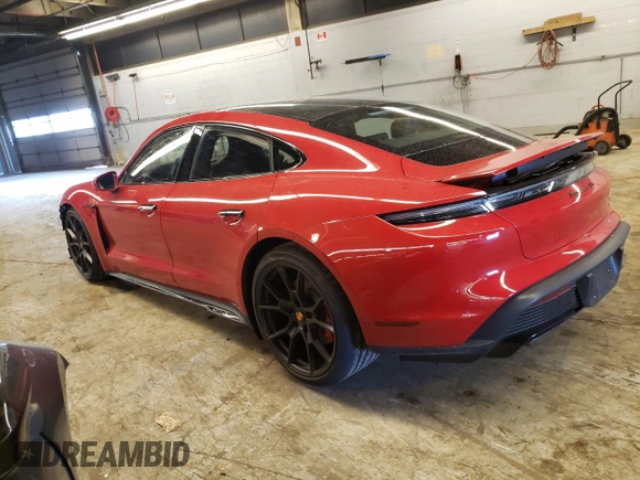 2023 Porsche Taycan GTS with VIN WP0AD2Y11PSA48366, listed as a Copart auction lot 41264494 with 552 mi miles and . Bid and sale history available at DreamBid. Image 2.
