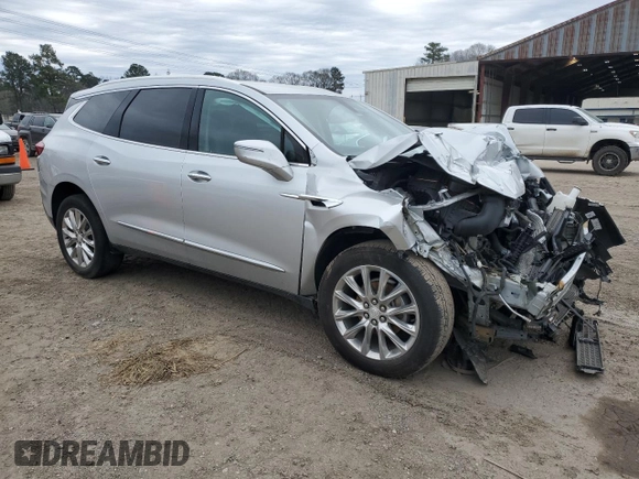 2019 Buick Enclave Essence with VIN 5GAERBKW9KJ245581, listed as a Copart auction lot 47263025 with Not Provided miles and Salvage Title. Bid and sale history available at DreamBid. Image 4.