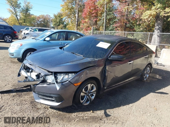 2017 Honda Civic Sedan LX with VIN 19XFC2F53HE204794, listed as a IAAI auction lot 40636416 with 134,629 mi miles. Bid and sale history available at carsss.com. Image 2.
