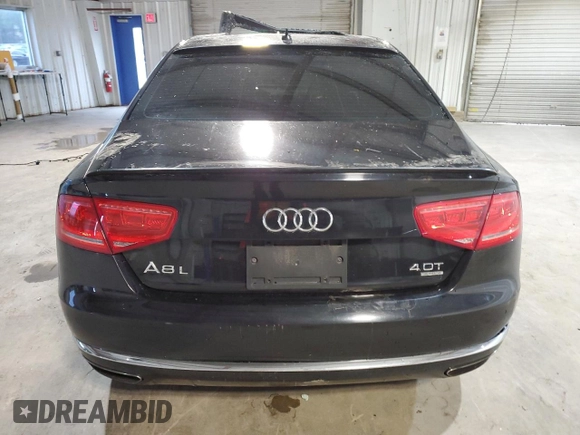 2013 Audi A8 4.0L z VIN WAUR2AFD5DN017108, wystawiony jako Copart lot #56350095 z przebiegiem 143 033 mil mil oraz Nie do naprawy • Non repairable. Historia ofert i sprzedaży dostępna na DreamBid. Obrazek 6.