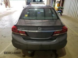 2015 Honda Civic EX with VIN 19XFB2F80FE702560, listed as a Copart auction lot 54255285 with 113,131 mi miles and Salvage Title. Bid and sale history available at DreamBid. Image 6.