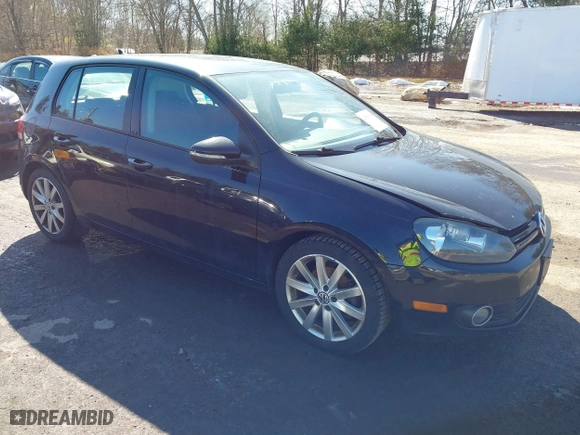 2011 Volkswagen Golf TDI with VIN WVWDM7AJ8BW249524, listed as a IAAI auction lot 41756165 with 171,300 mi miles. Bid and sale history available at carsss.com. Image 1.