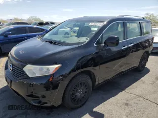 2014 Nissan Quest S with VIN JN8AE2KP7E9102009, listed as a Copart auction lot 52460355 with 153,947 mi miles and Salvage Title. Bid and sale history available at carsss.com. Image 1.