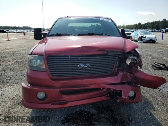 2008 Ford F-150 XLT with VIN 1FTPW12V18KE25514, listed as a Copart auction lot 57871485 with 248,915 mi miles and Salvage title. Bid and sale history available at DreamBid. Image 5.