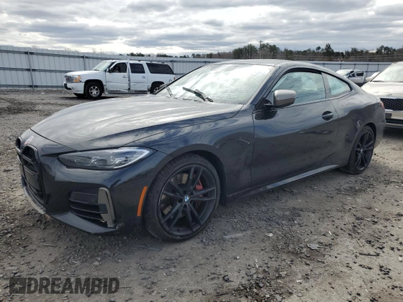 2021 BMW 4 Series M440i xDrive with VIN WBA13AR06MCF77172, listed as a Copart auction lot 47683065 with Not Provided miles and Salvage Title. Bid and sale history available at DreamBid. Image 1.