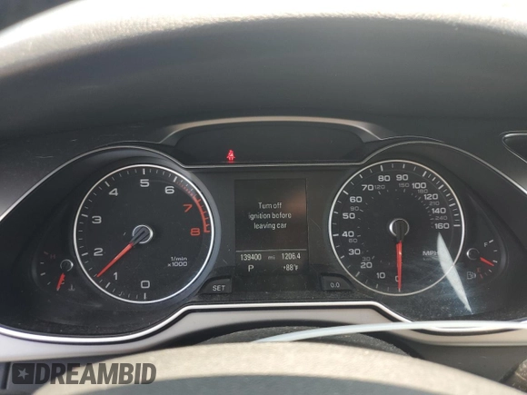 2014 Audi allroad A4 Premium Plus z VIN WA1UFAFL4EA104980, wystawiony jako Copart lot #59169025 z przebiegiem 139 400 mil mil oraz Szkoda całkowita • Salvage title. Historia ofert i sprzedaży dostępna na DreamBid. Obrazek 9.