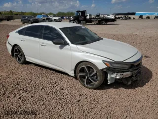 2022 Honda Accord Sedan Sport SE with VIN 1HGCV1F4XNA081493, listed as a Copart auction lot 53209525 with 34,316 mi miles and Salvage Title. Bid and sale history available at carsss.com. Image 4.