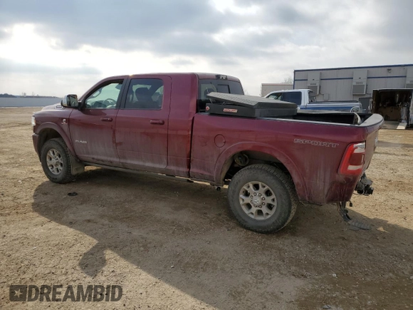 2019 Ram 2500 Laramie with VIN 3C6UR5NL3KG654990, listed as a Copart auction lot 40137264 with 45,200 mi miles and Salvage Title. Bid and sale history available at carsss.com. Image 2.