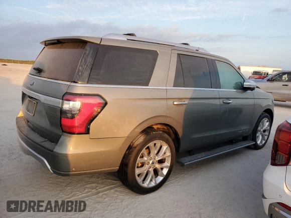 2019 Ford Expedition Platinum with VIN 1FMJU1LT7KEA71668, listed as a Copart auction lot 74433484 with 0 mi miles and Salvage Title. Bid and sale history available at carsss.com. Image 3.