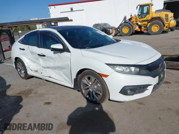2017 Honda Civic Sedan EX-L with VIN 2HGFC1F71HH636172, listed as a IAAI auction lot 38464968 with 74,030 mi miles. Bid and sale history available at carsss.com. Image 1.
