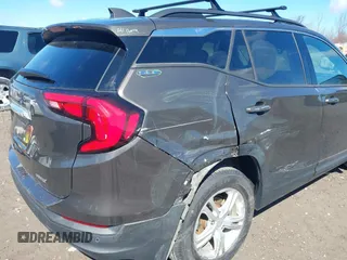 2019 GMC Terrain SLE with VIN 3GKALTEV5KL169314, listed as a IAAI auction lot 42054718 with 96,841 mi miles. Bid and sale history available at carsss.com. Image 6.