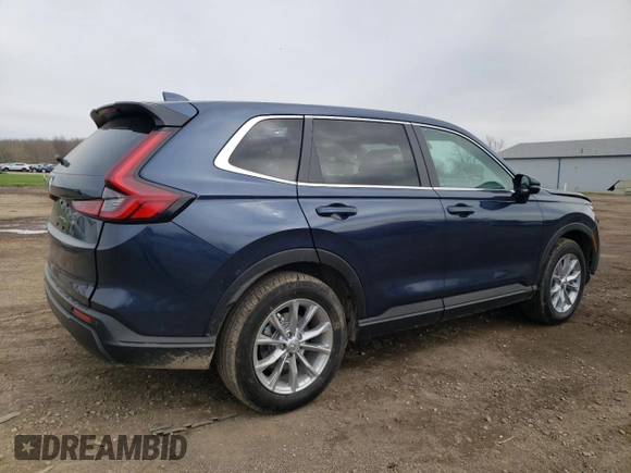 2025 Honda CR-V EX-L with VIN 7FARS4H76SE018005, listed as a Copart auction lot 52737255 with 147 mi miles and Salvage Title. Bid and sale history available at DreamBid. Image 3.