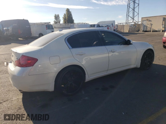 2008 Infiniti G35 with VIN JNKBV61E28M226454, listed as a Copart auction lot 78721694 with Not Provided miles and Salvage Title. Bid and sale history available at DreamBid. Image 3.