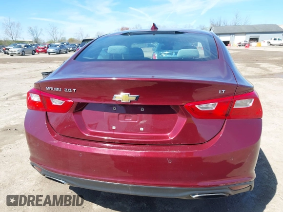 2016 Chevrolet Malibu LT with VIN 1G1ZF5SX6GF264319, listed as a IAAI auction lot 42072210 with 77,560 mi miles and . Bid and sale history available at DreamBid. Image 17.