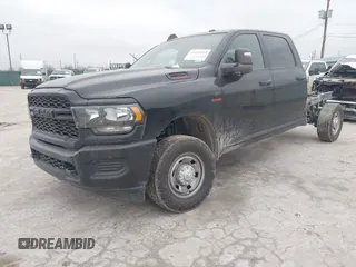 2023 Ram 2500 Tradesman with VIN 3C6UR5HL0PG587025, listed as a IAAI auction lot 41447712 with 46,358 mi miles. Bid and sale history available at carsss.com. Image 2.
