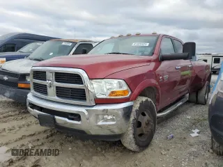 2010 Dodge Ram 3500 Laramie with VIN 3D73Y4CL7AG141055, listed as a Copart auction lot 81928424 with 340,032 mi miles and Salvage Title. Bid and sale history available at carsss.com. Image 1.