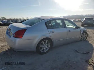 2004 Nissan Maxima SL with VIN 1N4BA41E74C885024, listed as a Copart auction lot 50556225 with 124,657 mi miles and Salvage Title. Bid and sale history available at carsss.com. Image 3.