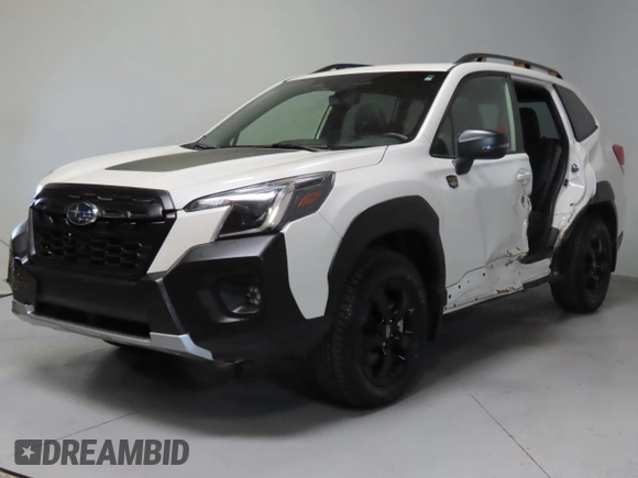 2023 Subaru Forester Wilderness with VIN JF2SKAMC7PH464218, listed as a Copart auction lot 50942575 with 8,827 mi miles and Salvage Title. Bid and sale history available at carsss.com. Image 2.