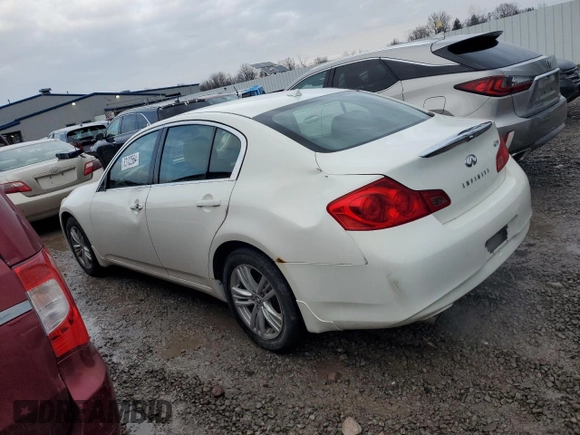 2011 Infiniti G25 x with VIN JN1DV6ARXBM451521, listed as a Copart auction lot 83102564 with 221,298 mi miles and Salvage Title. Bid and sale history available at DreamBid. Image 2.
