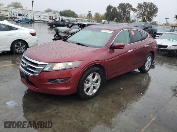2010 Honda Accord Crosstour EX-L with VIN 5J6TF1H57AL011458, listed as a Copart auction lot 82027214 with 76,733 mi miles and Salvage Title. Bid and sale history available at carsss.com. Image 1.