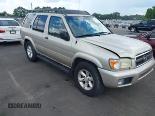 2003 Nissan Pathfinder SE with VIN JN8DR09X03W712568, listed as a IAAI auction lot 42722716 with 249,170 mi miles and . Bid and sale history available at DreamBid. Image 1.