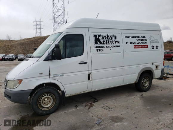 2006 Dodge Sprinter with VIN WD0PD644865963590, listed as a Copart auction lot 48614595 with 141,842 mi miles and Clean Title. Bid and sale history available at DreamBid. Image 1.