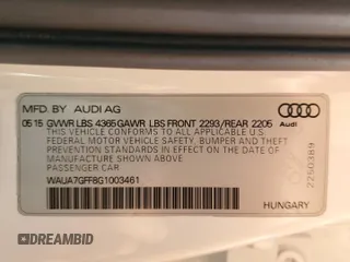 2016 Audi A3 1.8T Premium with VIN WAUA7GFF8G1003461, listed as a Copart auction lot 60569513 with 82,789 mi miles. Bid and sale history available at carsss.com. Image 12.