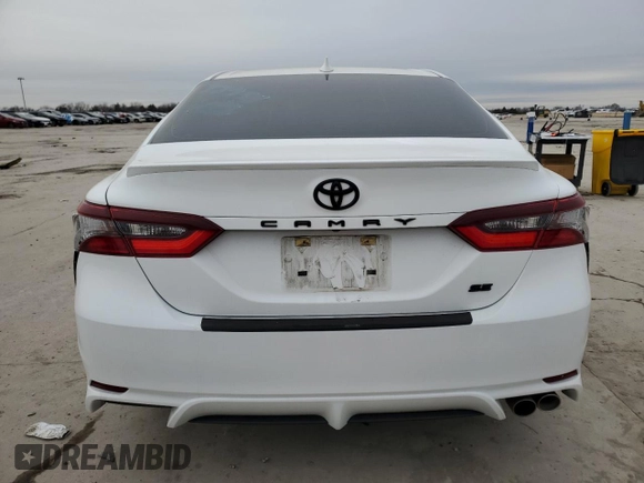 2023 Toyota Camry SE with VIN 4T1G11AK4PU763204, listed as a Copart auction lot 46270885 with 42,414 mi miles and Salvage Title. Bid and sale history available at carsss.com. Image 6.