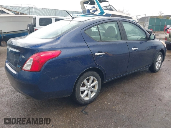 2012 Nissan Versa SV with VIN 3N1CN7AP3CL803592, listed as a IAAI auction lot 41902725 with 149,380 mi miles. Bid and sale history available at carsss.com. Image 4.