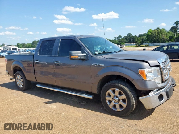2013 Ford F-150 XL with VIN 1FTFW1CF8DKE32876, listed as a Copart auction lot 58246815 with 165,102 mi miles and Salvage title. Bid and sale history available at DreamBid. Image 4.