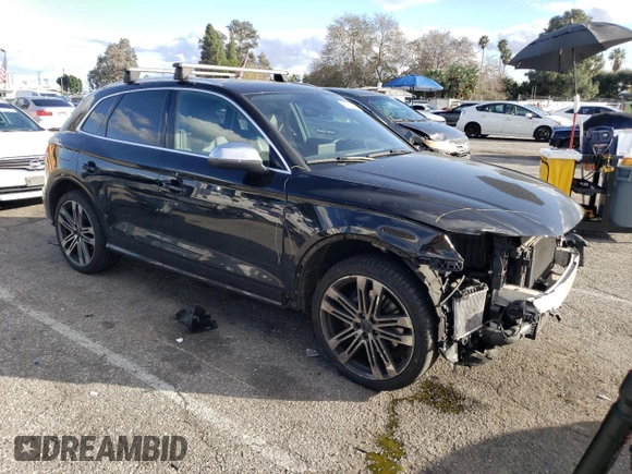 2018 Audi SQ5 Premium Plus with VIN WA1A4AFY5J2023480, listed as a Copart auction lot 41919794 with 100,918 mi miles and . Bid and sale history available at DreamBid. Image 4.