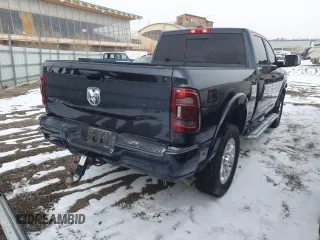 2020 Ram 2500 Laramie with VIN 3C6UR5FL2LG107256, listed as a Copart auction lot 44168315 with 91,849 mi miles and Salvage Title. Bid and sale history available at carsss.com. Image 3.