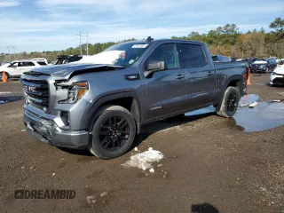 2021 GMC Sierra 1500 Elevation with VIN 3GTU9CET7MG194863, listed as a Copart auction lot 41961865 with 32,476 mi miles and Salvage Title. Bid and sale history available at DreamBid. Image 1.