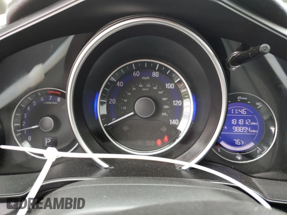 2016 Honda Fit EX with VIN JHMGK5H71GX029501, listed as a Copart auction lot 58516865 with 181,812 mi miles and Salvage title. Bid and sale history available at DreamBid. Image 9.