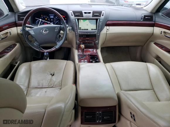 2008 Lexus LS 600h L with VIN JTHDU46F285005111, listed as a Copart auction lot 71844694 with NaN miles and Salvage Title. Bid and sale history available at carsss.com. Image 8.