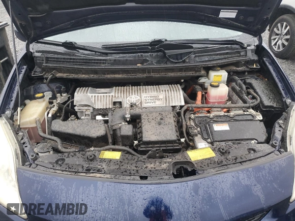 2013 Toyota Prius One with VIN JTDKN3DU1D0341471, listed as a Copart auction lot 52001815 with 207,181 mi miles and Salvage Title. Bid and sale history available at carsss.com. Image 11.